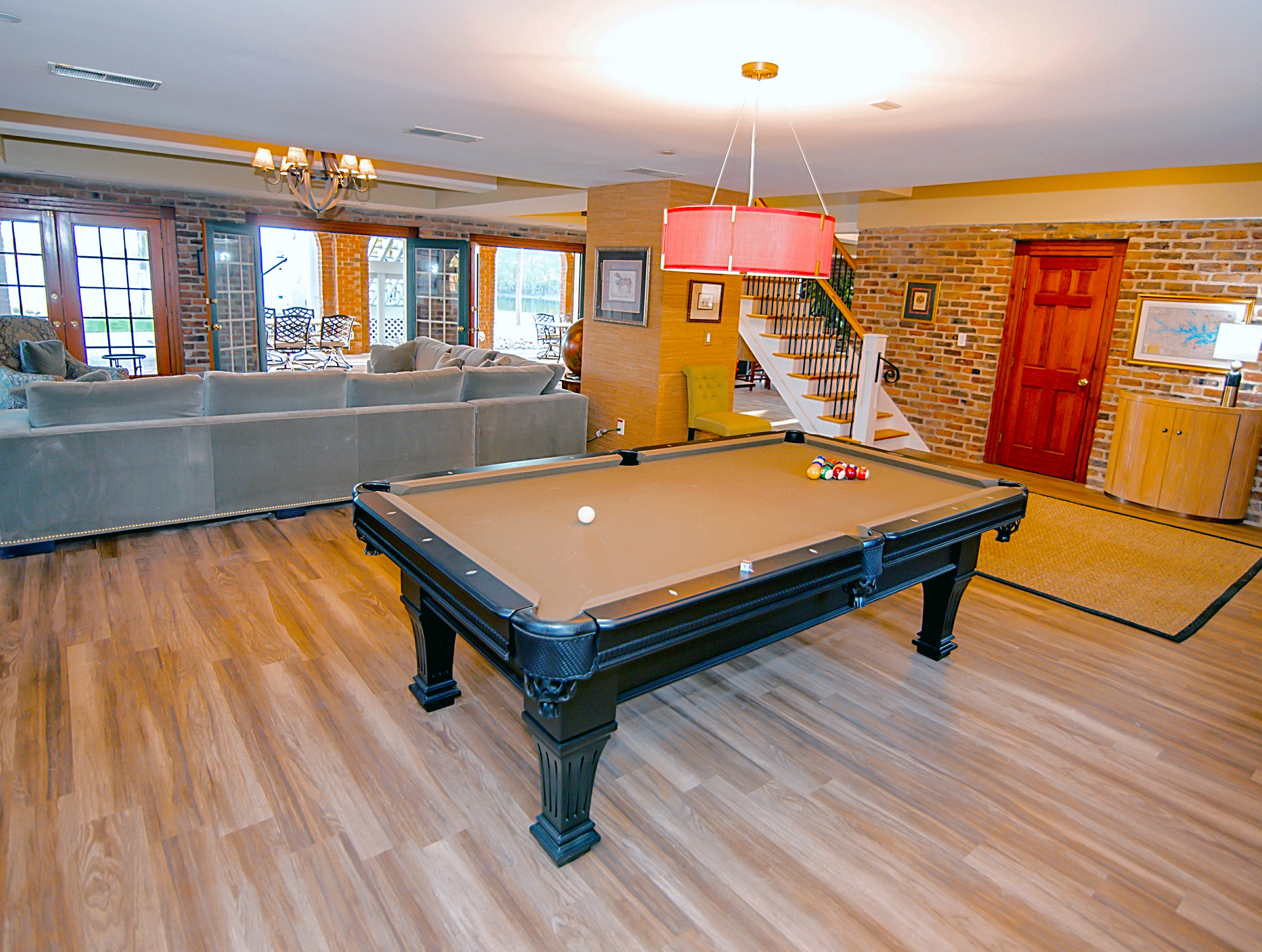 Lower Level 1842 Basement of the Fully Restored Clubhouse | Stewart Landing on Lake Murray