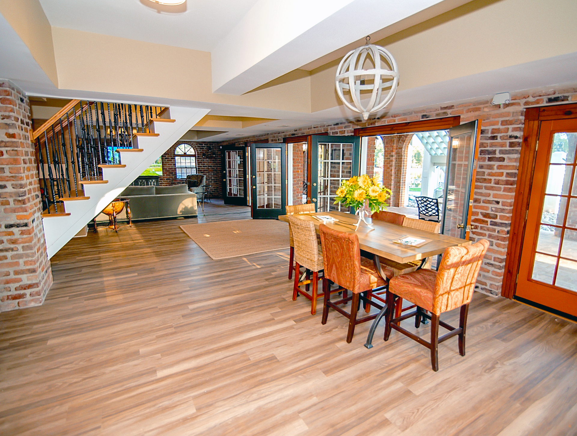 Lower Level 1842 Basement of the Fully Restored Clubhouse | Stewart Landing on Lake Murray