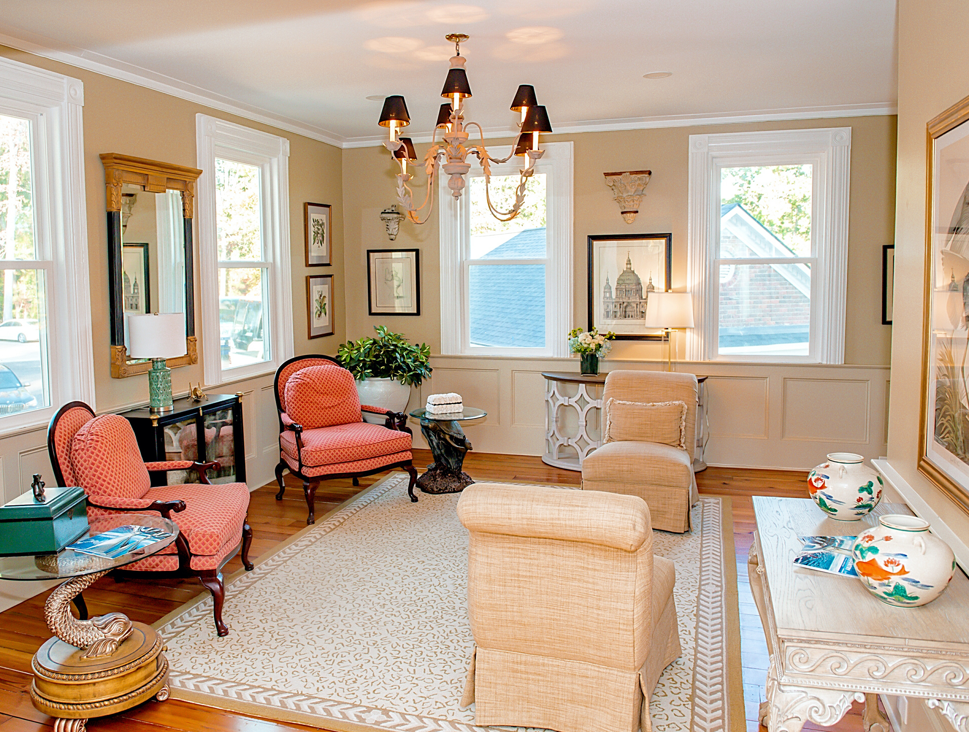 Main Level Gathering Room in the Clubhouse at Stewart Landing on Lake Murray