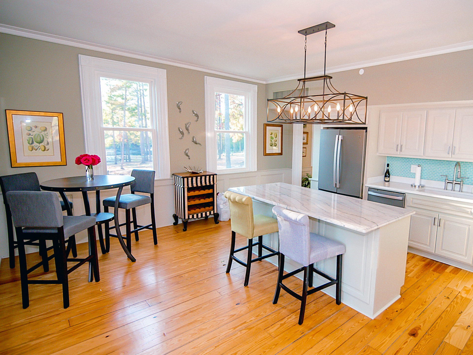 Open Airy Kitchen on the Main Level of the Clubhouse at Stewart Landing