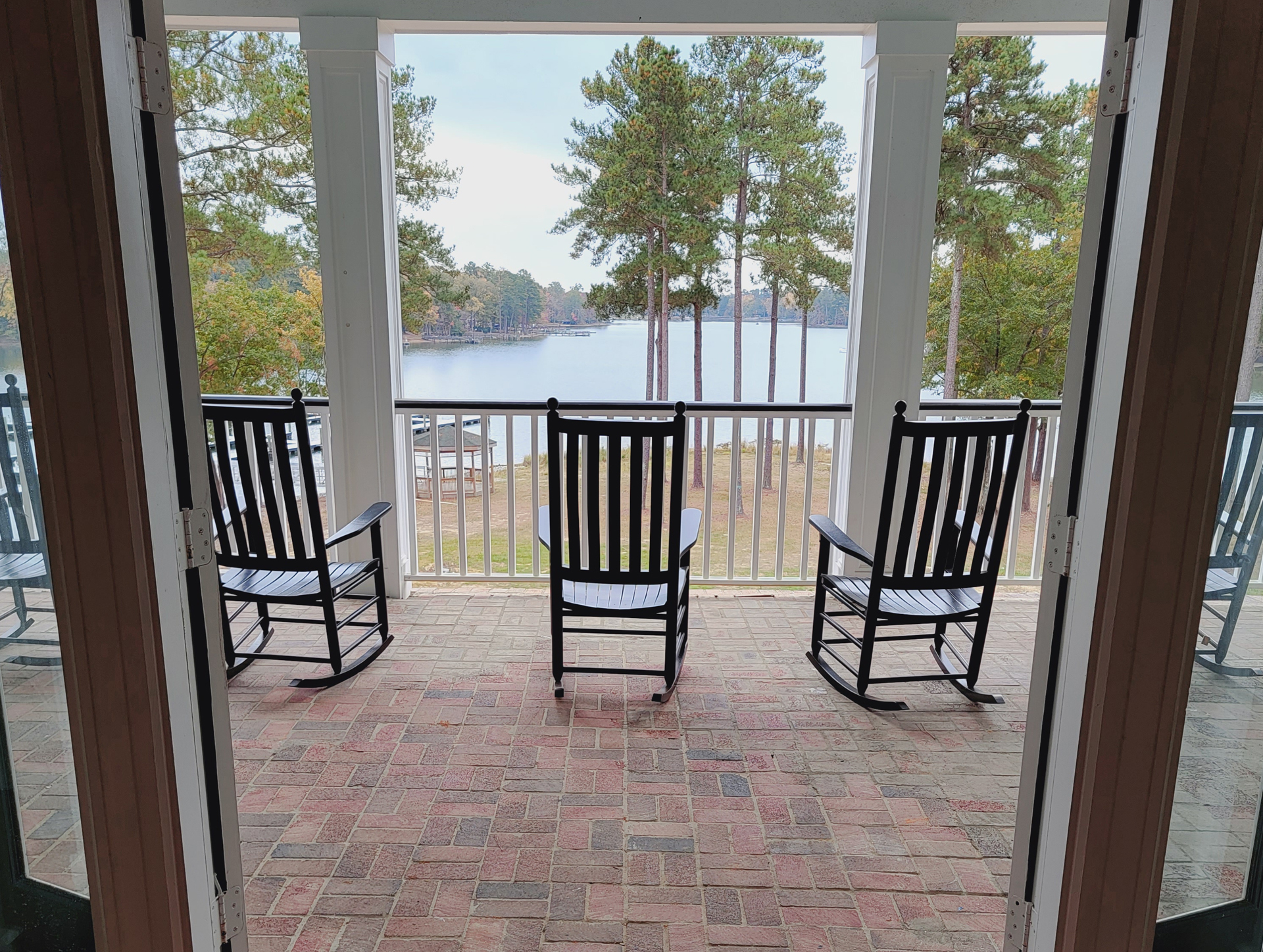 Breathtaking Views from the Upper Portico of the Fully Restored Historic Clubhouse