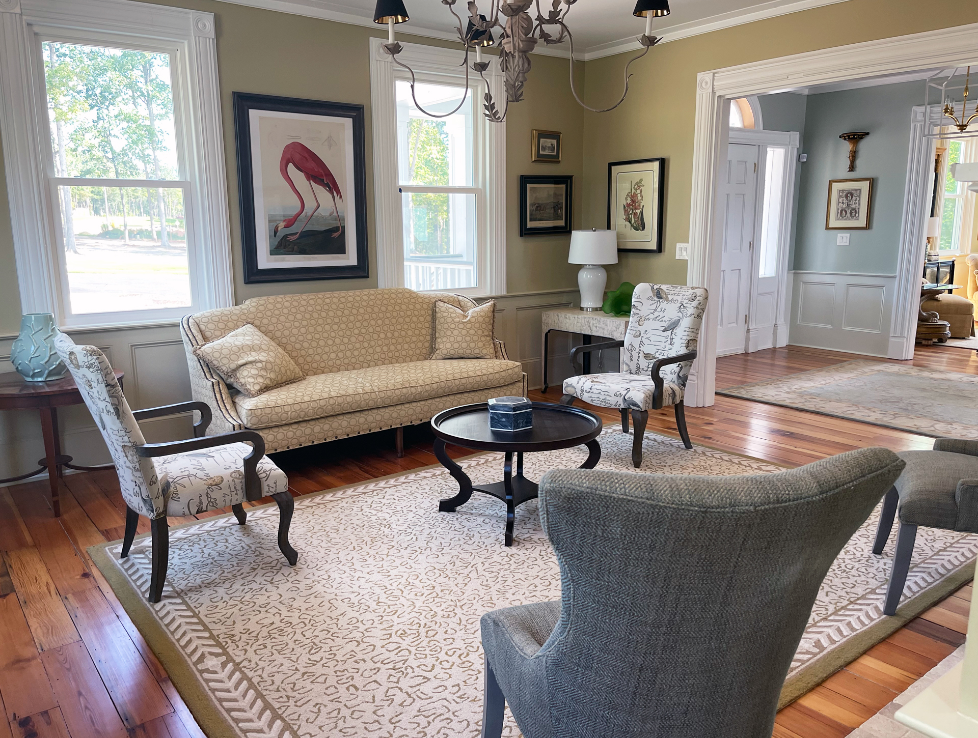 Front Gathering Room of the 180-year-old Fully Restored Clubhouse