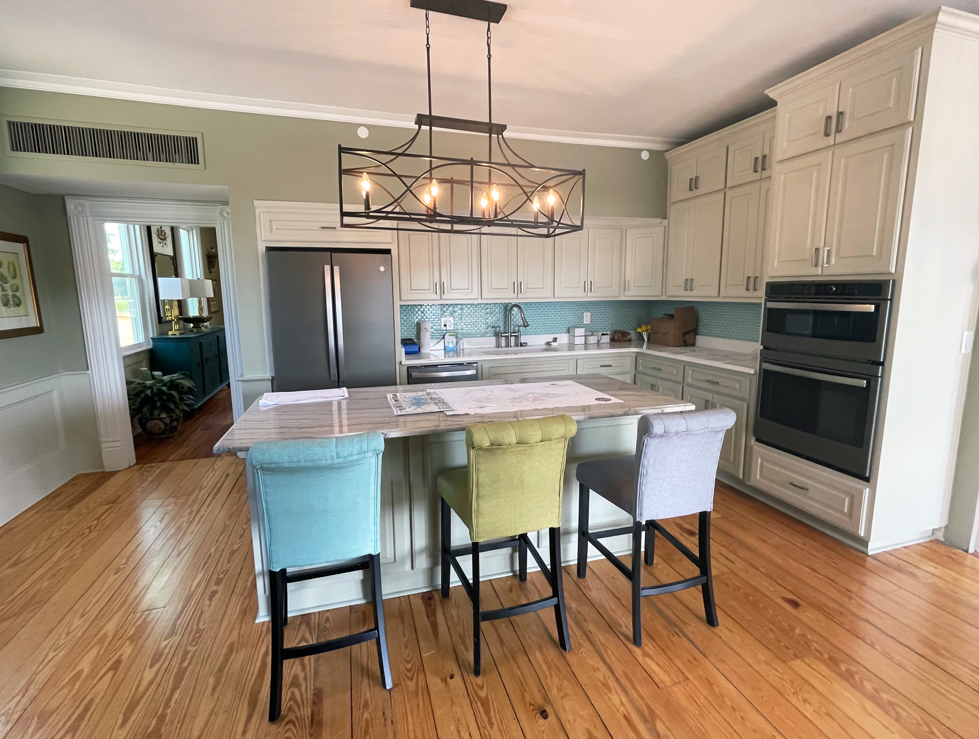 Open, Airy Kitchen on the Main Level of the Fully Restored Historic Clubhouse