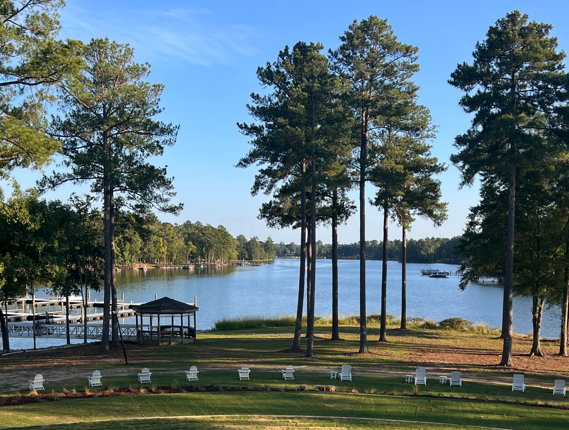 Breathtaking Lake Views from the Historic Clubhouse and Amphitheater