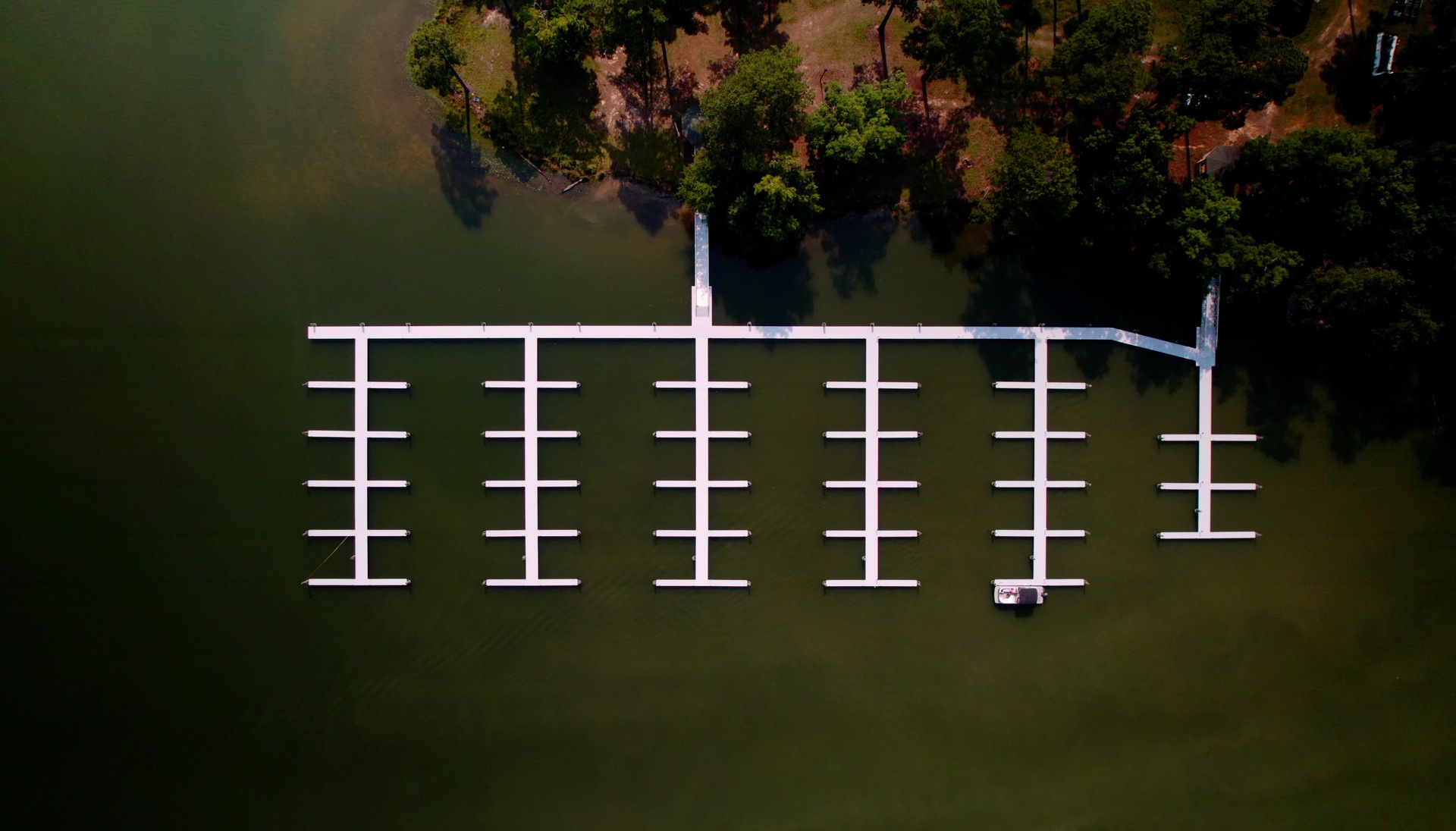 Private 110-Slip Marina with Power and Water at the Stewart Landing on Lake Murray