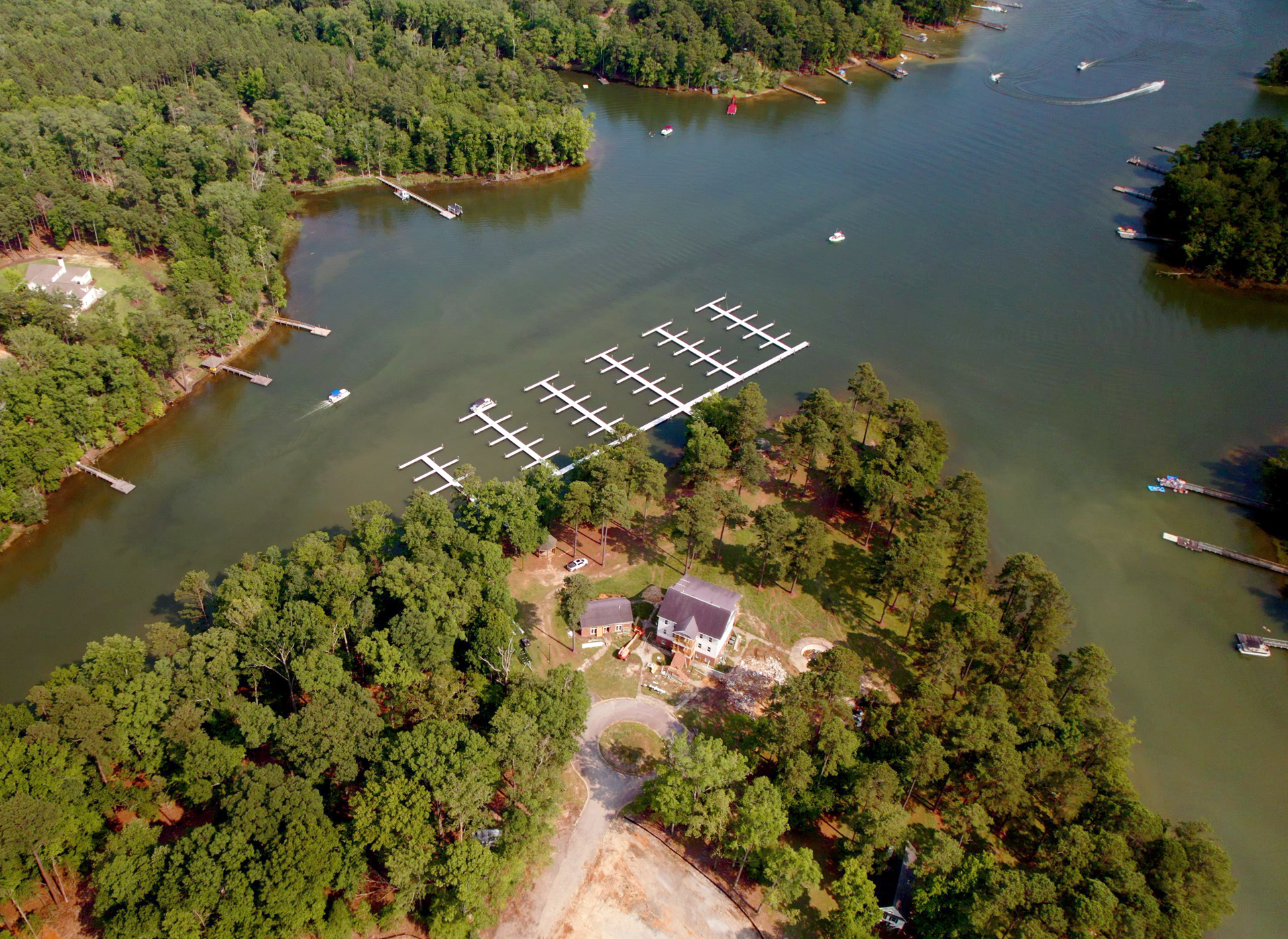 Aerial Views  |  Stewart Landing on Lake Murray 